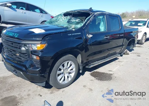 2023 Chevrolet Silverado C1500 Custom из США, поврежденный, VIN 3GCPABEK4PG176735